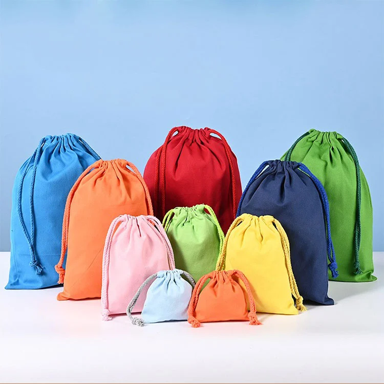 Drawstring Jewelry Canvas Bag