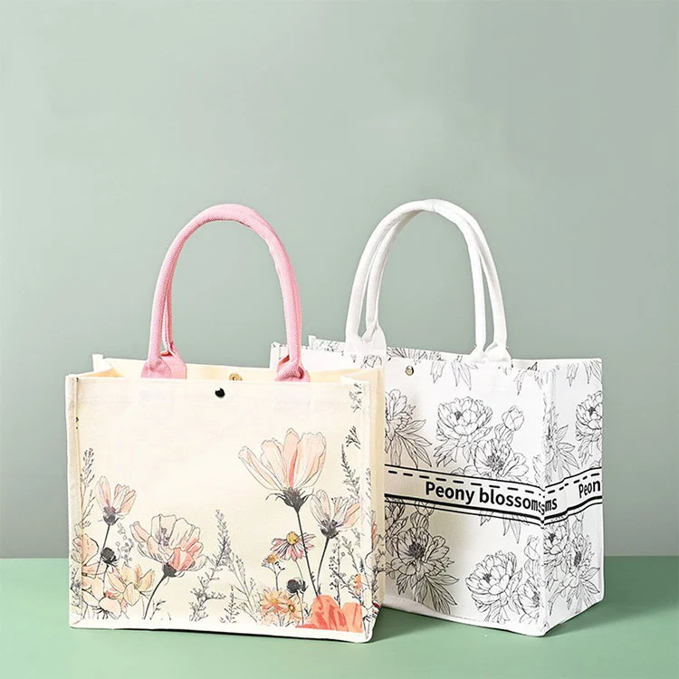 Waterproof Polyester Canvas Tote Bag
